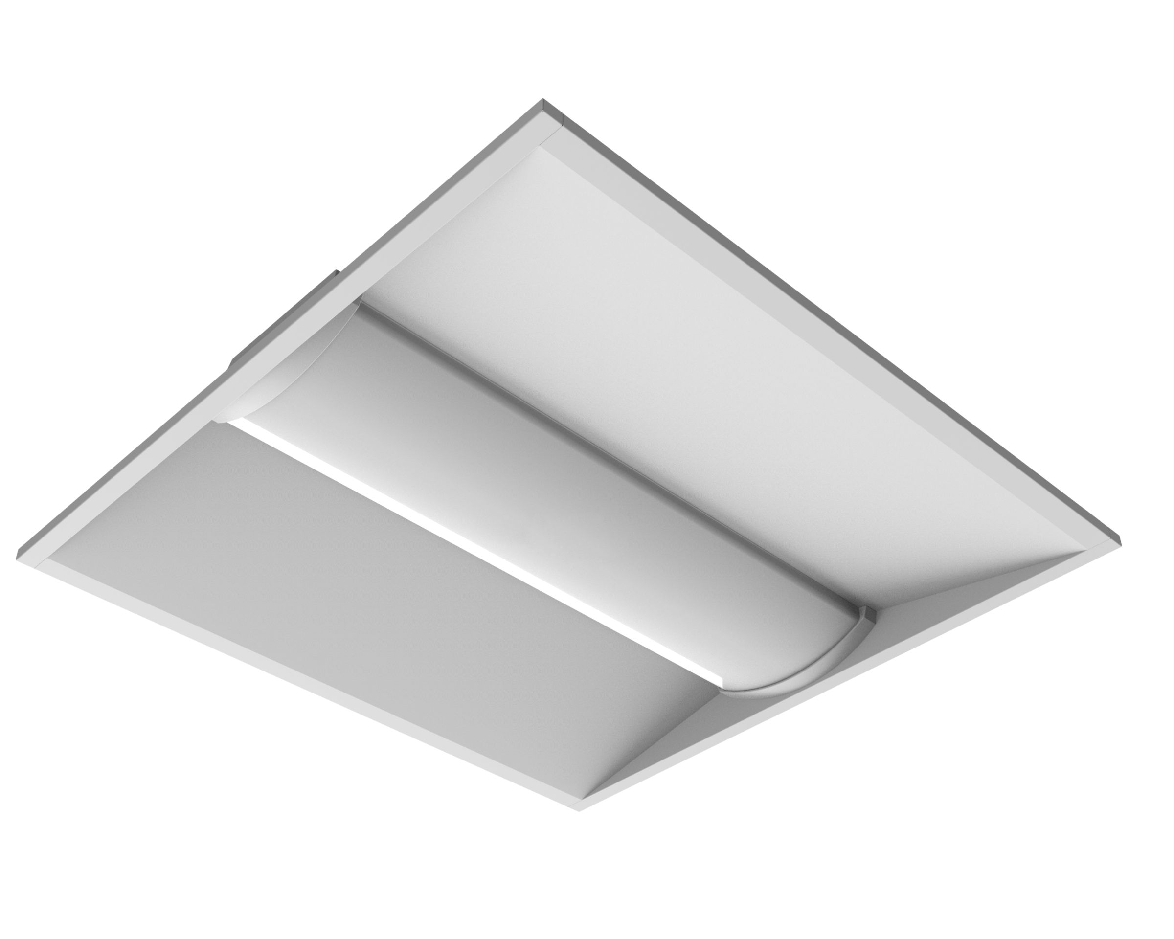 Day-Brite 2DSRT3050LCS-2-UNV-DIM DSRT Selectable Indoor Troffer, LED Lamp, 120 to 277 V, Steel Housing - 